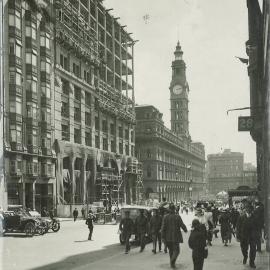 Head Office - Construction of new premises - View from Moore Street - 27 October 1915