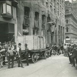 Head Office - Construction of new premises - Chubbs delivering Bullion Room Door (copy a) - 27 January 1916