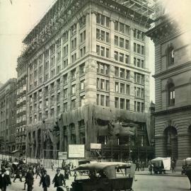 Head Office - Construction of new premises - View from Martin Place - Street level - 23 February 1916