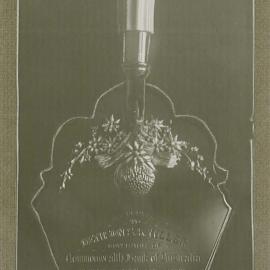 Head Office - Construction, laying of Foundation Stone - Trowel presented to Governor - 14 May 1913