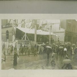 Head Office - Construction, laying of Foundation Stone - Crowd witnessing ceremony - 14 May 1913
