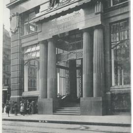 Head Office Pitt Street - Entrance to Banking Chamber - 27 September 1916