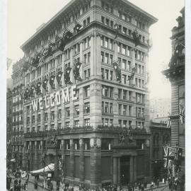 Prince of Wales' Visit to Australia - Head Office decorations (copy a) - June 1920