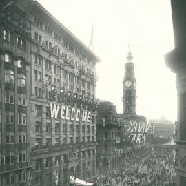 Prince of Wales' Visit to Australia - Head Office decorations (copy b) - June 1920