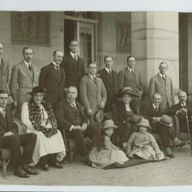 Prince of Wales' Visit to Australia - the Prince and His Party at Government House, Sydney - June 1920