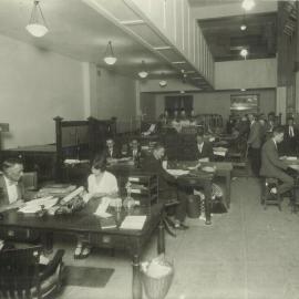 Brisbane staff at work - Ground floor - January 1929