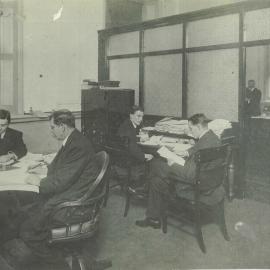 Melbourne staff at work - June 1912