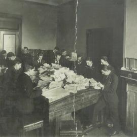 Melbourne staff at work - c. 1912