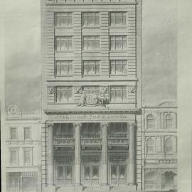 Melbourne premises, 367 Collins Street (sketch) c. 1920
