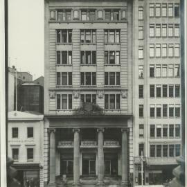 Melbourne branch, 367 Collins Street, Exterior view, 1938