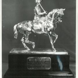 Works of Art - Silverware - NSW Light Horseman Statuette, presented to the Bank in 1950 by the Union Discount Company of London Ltd. (view iv)