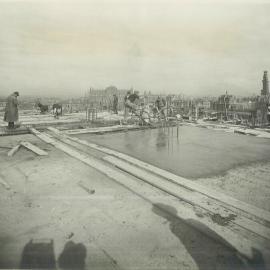 Note Printing Building, Fitzroy - Premises in course of construction - 10 May 1923 (view ix)