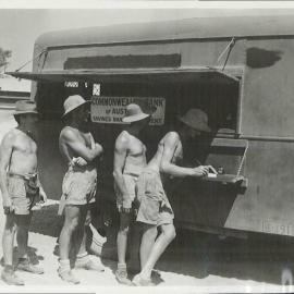 Mobile CSB banking unit, operating from Darwin branch - 1945 (view 1)