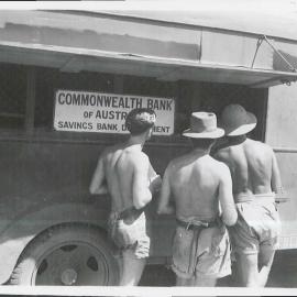 Mobile CSB banking unit, operating from Darwin branch - 1945 (view 2)