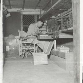 Mobile CSB banking unit, operating from Darwin branch - Interior - 1945