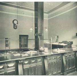 Premises - Commonwealth Bank of Australia - Branches - Hobart - Interior - A.M.P. Building - Savings Bank Department - 13 May 1914