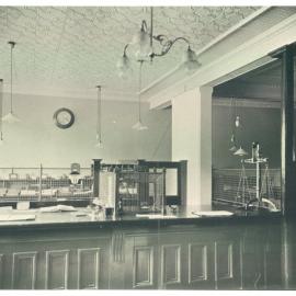 Premises - Commonwealth Bank of Australia - Branches - Hobart - Interior - Elizabeth Street - Banking Chambers, General Banking Department - 13 May 1914