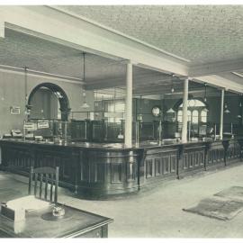 Premises - Commonwealth Bank of Australia - Branches - Hobart - Interior - Elizabeth Street - General Banking Department - 1916