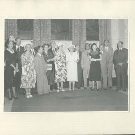 Jubilee visit of Central Bankers - Group photograph of Governors and wives - February 1951