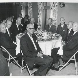 Central Bank Governors - Conferences - New York - Dr Coombs, with other visiting Central Bankers was entertained at lunch by Mr Alfred Hayes, President of the Federal Reserve Bank of New York - 1963