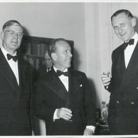 Bank's Functions - Overseas Travel - Dr. Coombs with Lord Bridges and Sir Sydney Caine - Fellows of the London School of Economics - 25 May 1962