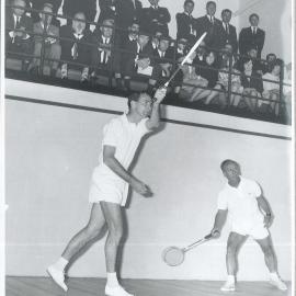 Staff - Sport etc - Branches Melbourne Dr Coombs, Opening Melbourne Squash Courts (copy b) - 1966
