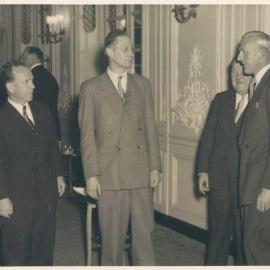 Bank's Functions, etc - Overseas Travel Dr Coombs with Mr LU Rusden, Manager, London - April 1953