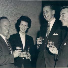 Cocktail party given by Governor for Miss Diana Fussell and members of the New Zealand Universities Fencing Team - 22 May 1959