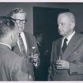 HC Coombs, AN Armstrong and HW Reeves on the occasion of HW Reeves' retirement - 28 December 1956