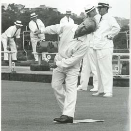 Staff - Sport, Etc - Head Office - Dr Coombs, Bank of NSW Bowls Day, Valley View for their 150th Birthday Celebrations - March 1967