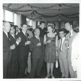 Staff - Social Functions - Head Office - Coombs, HC at Staff Christmas Party - 1966
