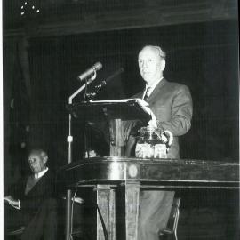Coombs, HC opening Arts Festival in Great Hall at Sydney University - May 1967