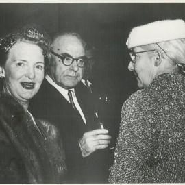 Mrs HC Coombs, on occasion of visit by Central Bank Governors, c.1950s-1960s