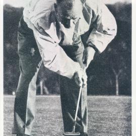 Staff - HC Coombs at Inter-Bank Golf day, Killara - 1959