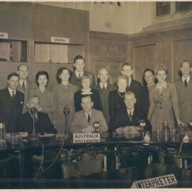 Bank's Functions, Activities, Incidents - International & Inter-Regional Institutions - Australian Delegation to International Conference on Trade & Employment held at Church House, London - November 1946