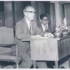 Commemorative album presented to the Governor to mark the occasion of his visit to the SEANZA Conference in Karachi, January-March 1964