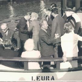 Visit of European Central Bank Governors - Sydney Harbour Cruise - April 1967