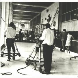 Note Issue - Decimal Currency Conversion - Interior - Banking Chamber - Cameramen (view ii) - 14 February 1966