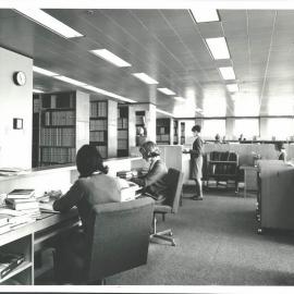 The Bank at Work - Head Office 65 Martin Place - Research Department - Research Library - c. 1965 (copy b)