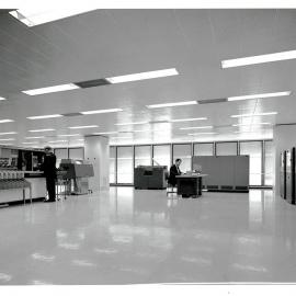Head Office - 65 Martin Place - Interior of Premises 1964-65 - Electronic Data Processing (EDP) Section - c.1965