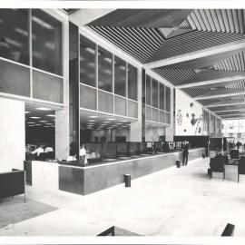 Head Office - 65 Martin Place - Interior of Premises 1964-65 - Banking Chamber - Bonds & Stock Section - c.1965