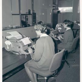 The Bank at Work - Teleprinter operators - 5 March 1969