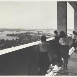 Head Office - 65 Martin Place - Interior of Premises 1964-65 - View from 16th Floor Balcony