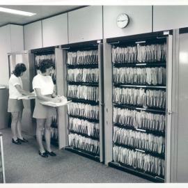 The Bank at Work - Head Office - International Department - Forward Exchange Section - February 1972