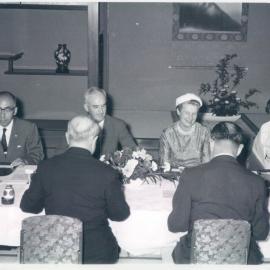 Japan Visit - June 1962 - Photograph taken at Luncheon includes Mr Phillips - 5 June 1962