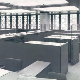 Adelaide Project - 1963-June 1967 - Rear view of Bonds and Stock tellers' boxes - 5 June 1967