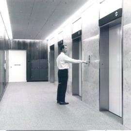 Adelaide Project - 1963-June 1967 - 1st floor lift lobby - 5 June 1967