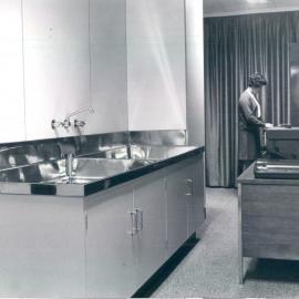 Adelaide Project - 1963-June 1967 - Photocopy room showing sink unit - 5 June 1967