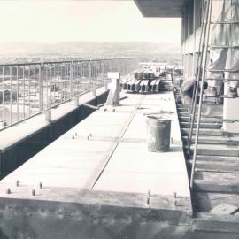 Adelaide Project - 1963-June 1967 - General view along Northern facade, 15th floor - 4 May 1966