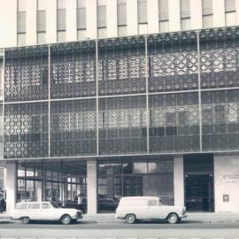 Adelaide Project - 1963-June 1967 - Solar Screen and Victoria Square main entrance - 4 May 1966